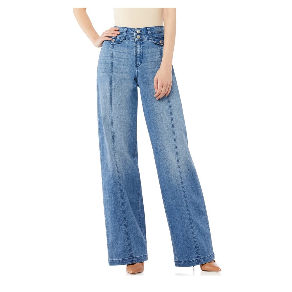 NWOT High Rise Wide Leg Jeans 👖